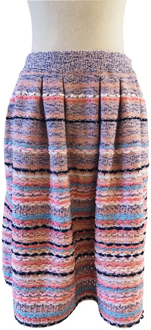 Chanel Pink Coral 18p Curise Tweed SkirtS 27 