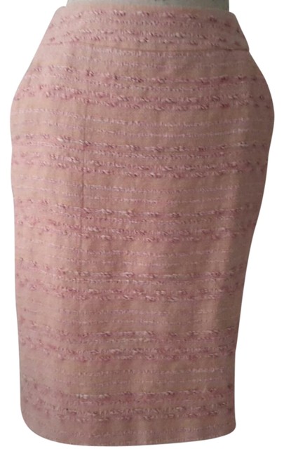 Chanel Pink Pencil SkirtS 27 