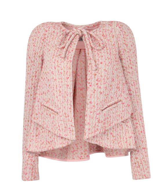 Chanel Pink Tweed JacketS 