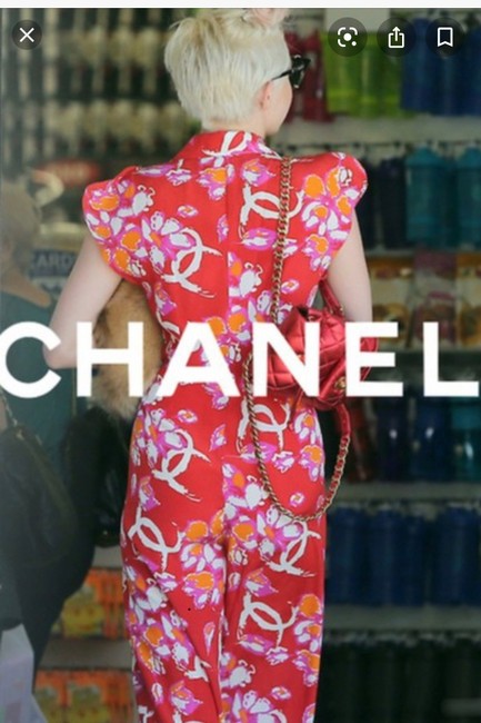 Chanel Red Romper Jumpsuit 