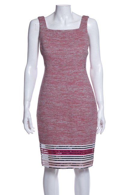 Chanel Red Sequin &amp Short Casual DressS 