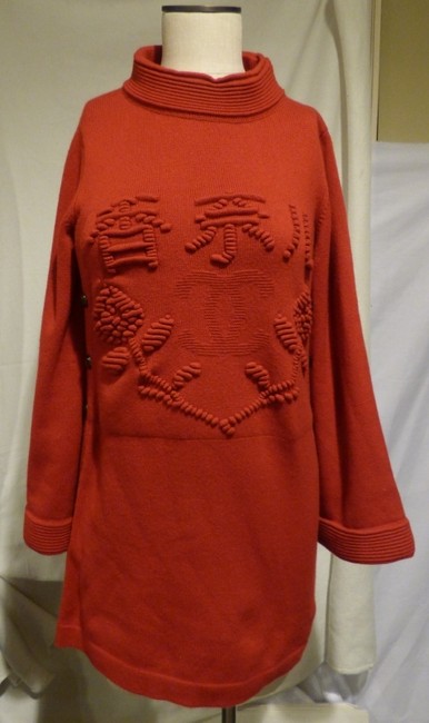 Chanel Red Sweater 