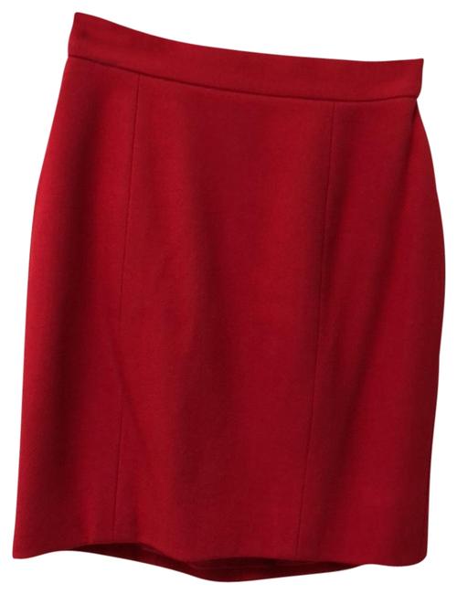 Chanel Red Vintage Skirt  S 28 