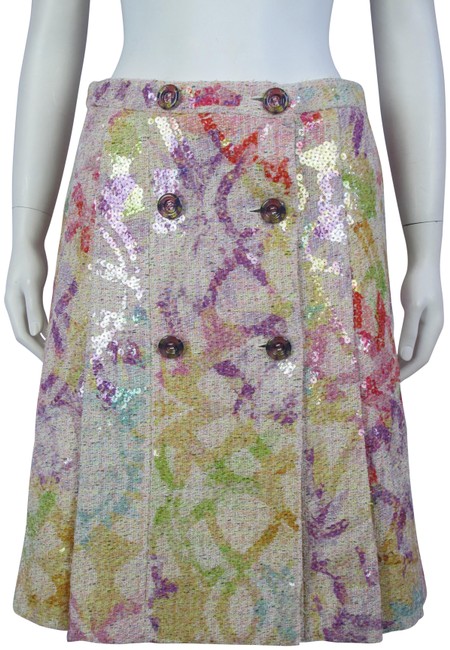 Chanel Wool Skirt  S 28 