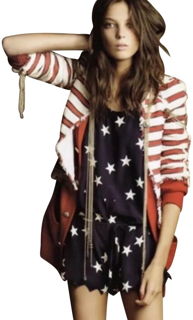 Chanel Stars &amp Stripes Chain BlazerPlus 0x 