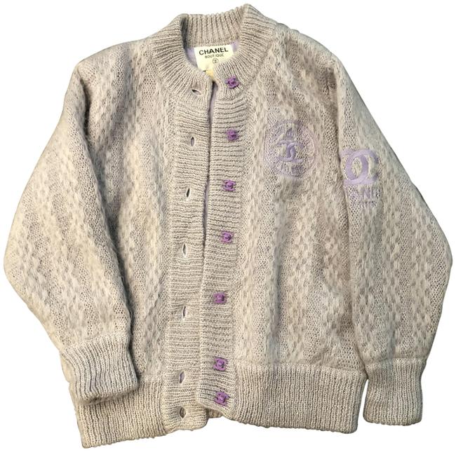 Chanel Vintage Purple Sweater 