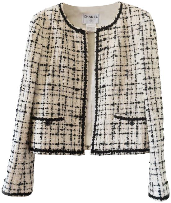 Chanel White 03c Embellished Anna Wintour Blazer  