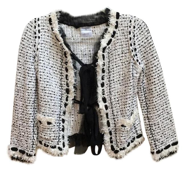 Chanel White &amp Black P25414w03520 Jacket