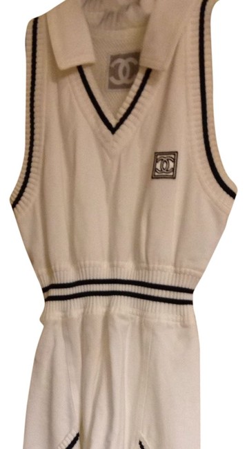 Chanel White Short Casual Dress 