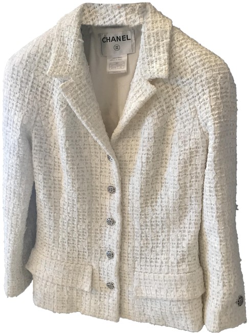 Chanel White You Can Wear This Jacket Casual Or Dressy BlazerS 