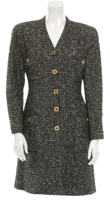 Chanel With Gold tone Cc Buttons Coat  S 