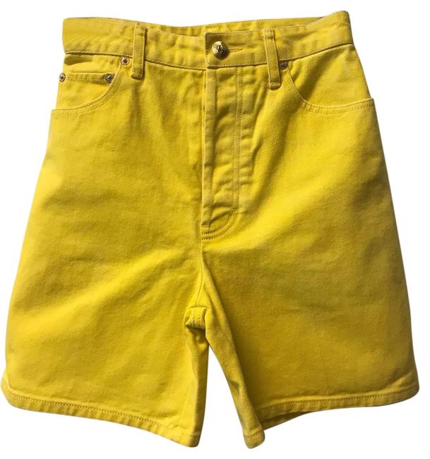 Chanel Yellow Spring 1992 Vintage Shorts 25 