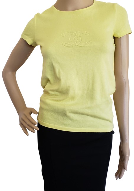 Chanel Yellow Sweater 