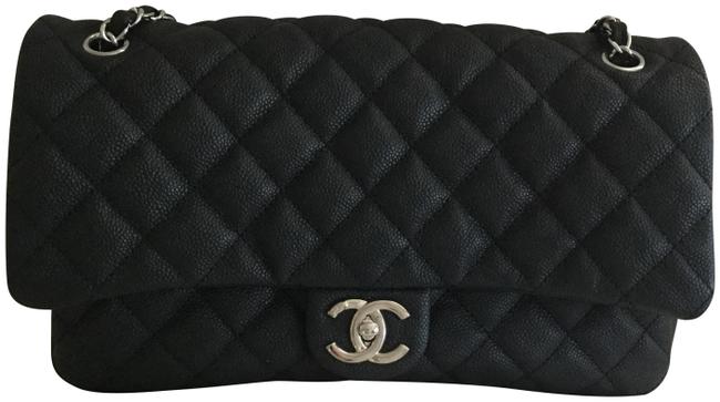 Chanel Black Cavier Cross Body Bag 