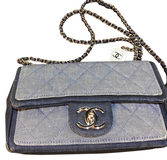 Chanel Blue Cross Body Bag 