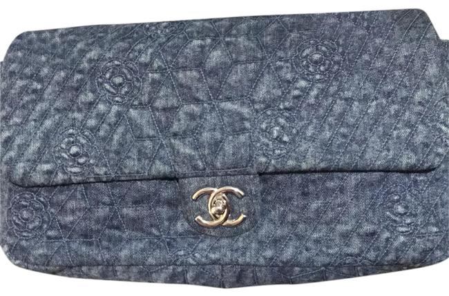 Chanel Blue Denim Cross Body Bag 