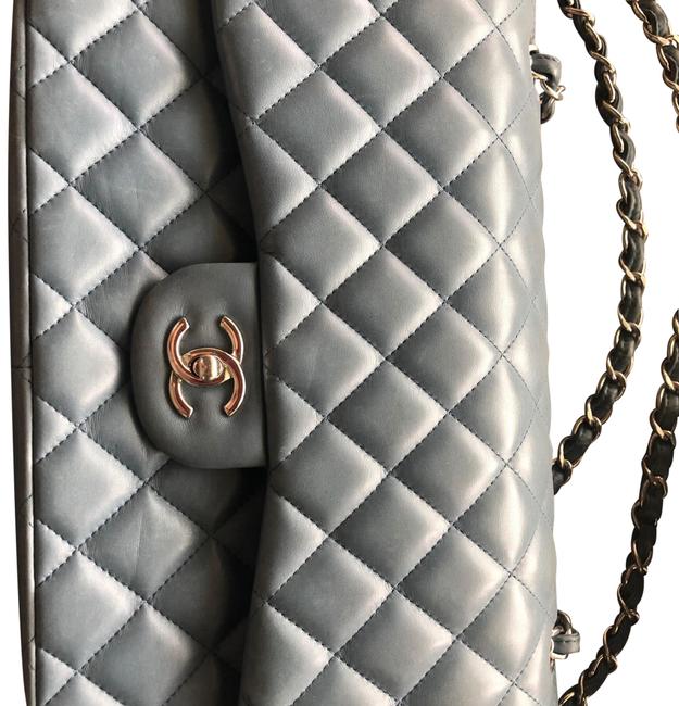 Chanel Blue Lambskin Leather Cross Body Bag 