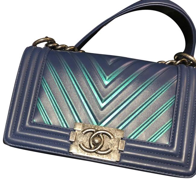 Chanel Boy Blue Cross Body Bag 