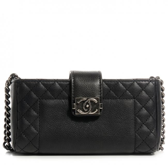 Chanel Boy Reverso Mini Pochette Cross Body Bag 