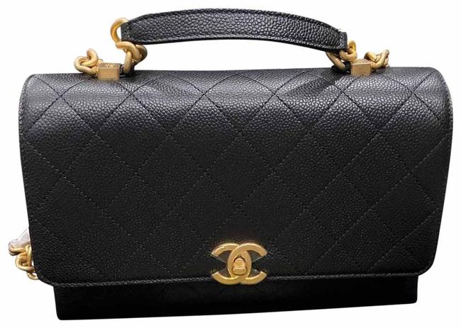 Chanel Business Afinity Chic Black Cross Body Bag 