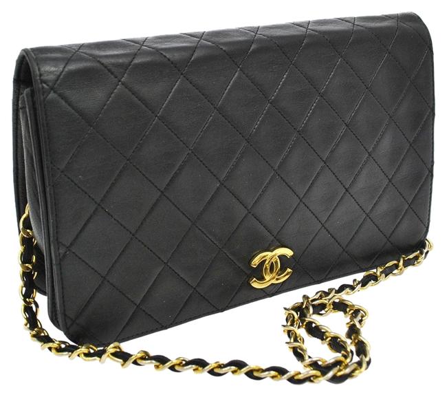 Chanel Cc Logo Shoulder Black Cross Body Bag 