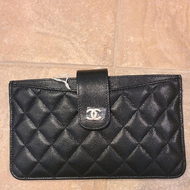 Chanel Classic Flap Flat Pouch Multi Caviar Cross Body Bag 