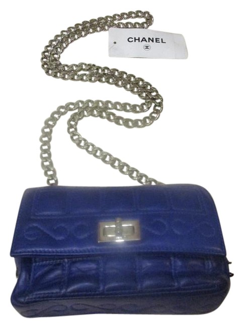 Chanel Classic Flap Mini Sierras' Deep Purple Lambskin Cross Body Bag 