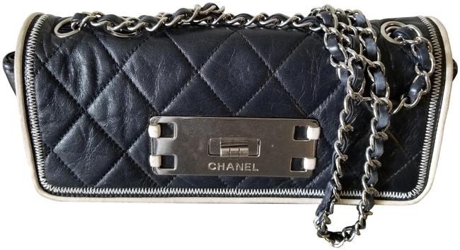 Chanel Classic Flap Small Black Calfskin Leather Cross Body Bag 
