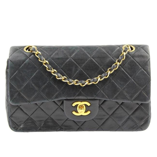 Chanel Classic Flap Small Black Cross Body Bag 
