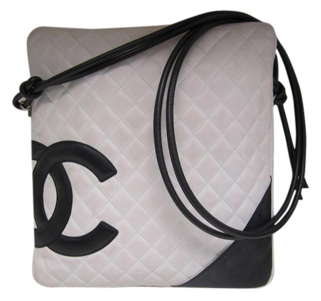Chanel Wallet on Chain Wild Stitch Silver Leather Cross Body Bag 