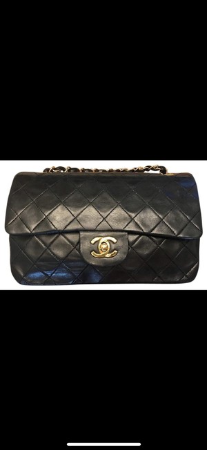 Chanel Leather Black Cross Body Bag 