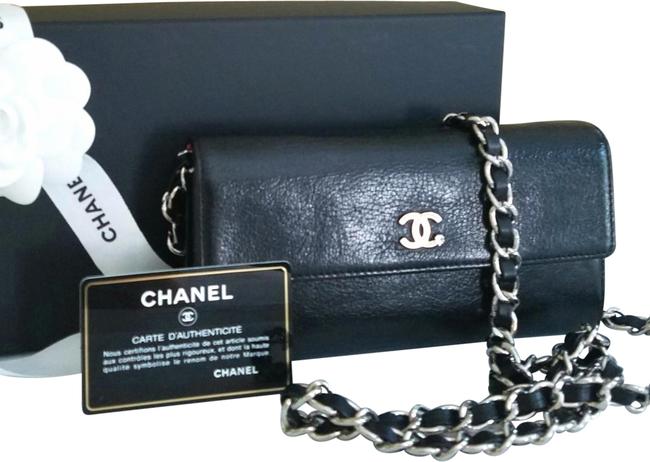 Chanel Ltd Edition Matelasse Timeless Woc Clover Black Cross Body Bag 