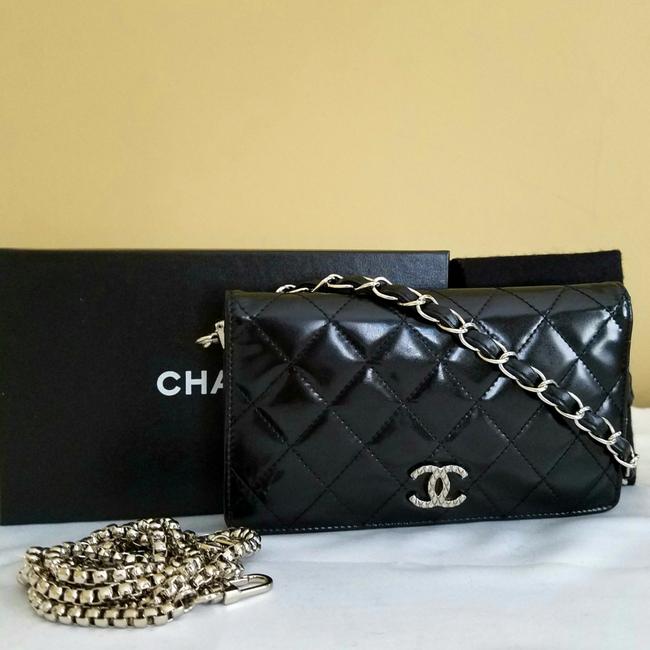Chanel Matelasse Woc Patent Black Cross Body Bag 