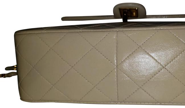 Chanel Shoulder Mini Beige Lambskin Leather Cross Body Bag 