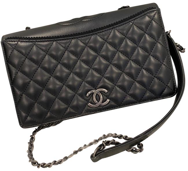 Chanel New Small Quilted Ballerine Flapbag Calfskin Leather Cross Body Bag 