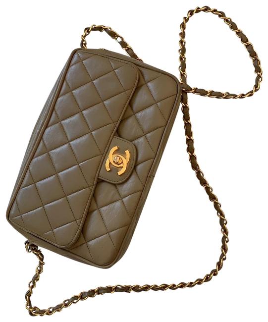 Chanel Nude Leather Cross Body Bag 
