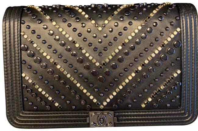 Chanel Mini O mini Ruthenium Black Cross Body Bag 