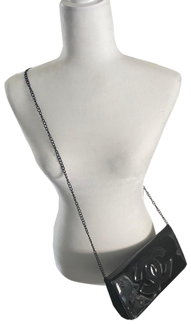 Chanel Patent Black Cross Body Bag 