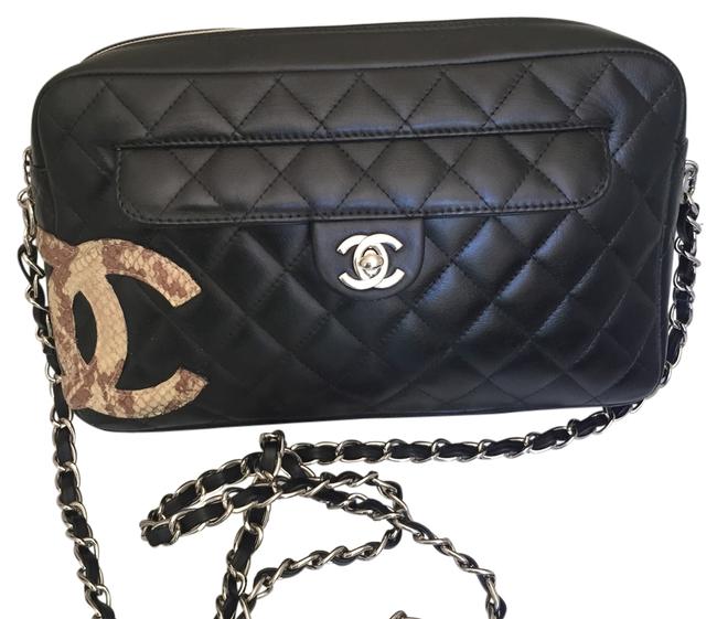 Chanel Python Logo Cross Body Bag 