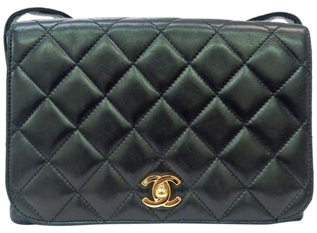 Chanel Shoulder Quilted Lambskin Cross Body Bag 