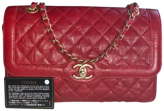 Chanel Read Leather Cross Body Bag 
