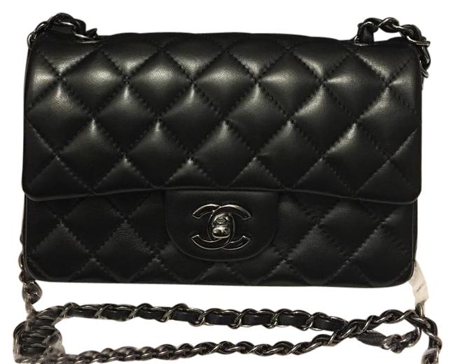 Chanel Mini Rectangle Lambskin Cross Body Bag 