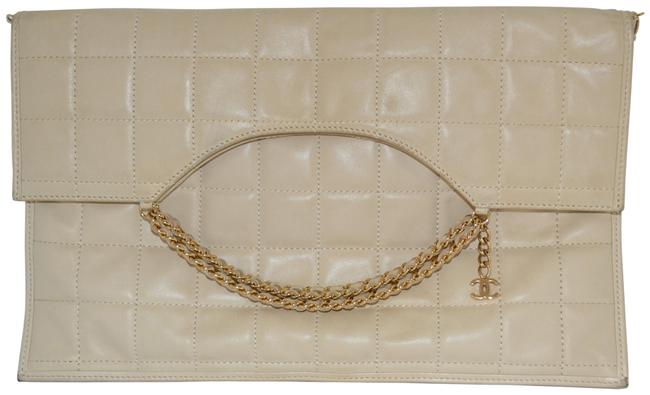 Chanel Shoulder Limited Edition Beige Leather Cross Body Bag 
