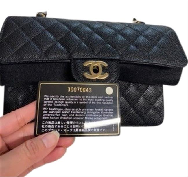Chanel Small Classic Caviar Cross Body Bag 