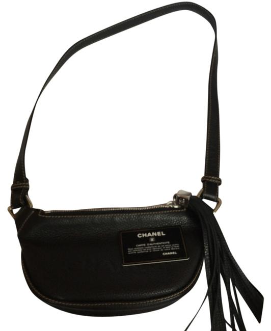 Chanel Tassel Crescent Calf Skin Cross Body Bag 