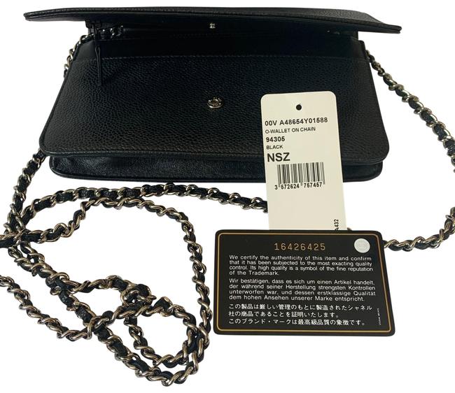 Chanel Timeless Wallet on Chain Caviar Leather Cross Body Bag 