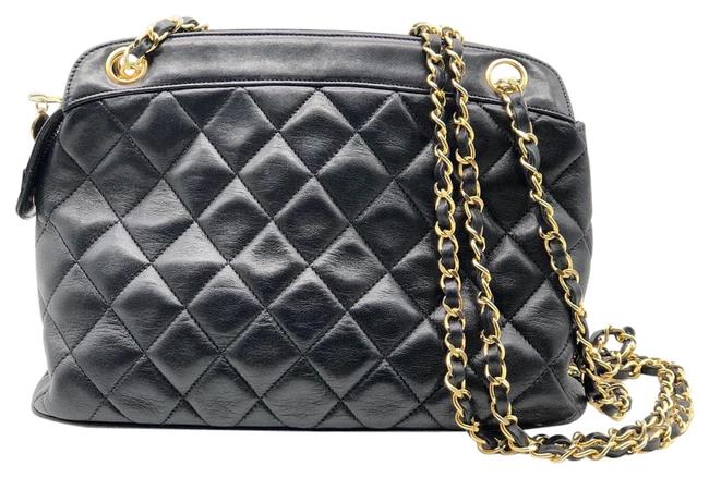 Chanel Vintage Lambskin Shoulder Cross Body Bag 