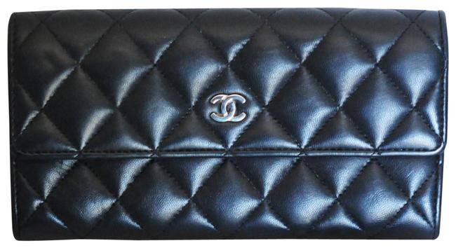 Chanel Wallet on Chain Caviar Removable C Black Leather Cross Body Bag 