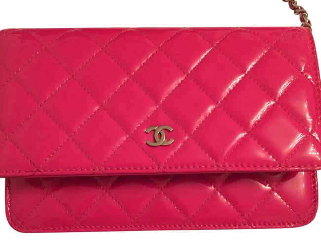 Chanel Woc Fuschia Cross Body Bag 