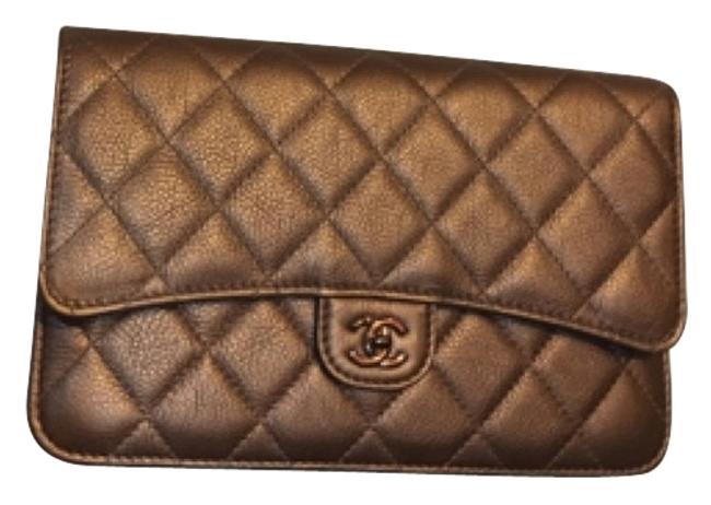 Chanel Woc Gold Cross Body Bag 